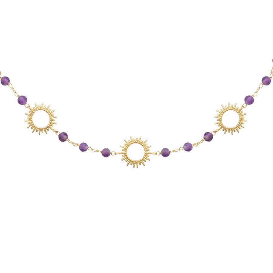Collier Arya en plaqué or
