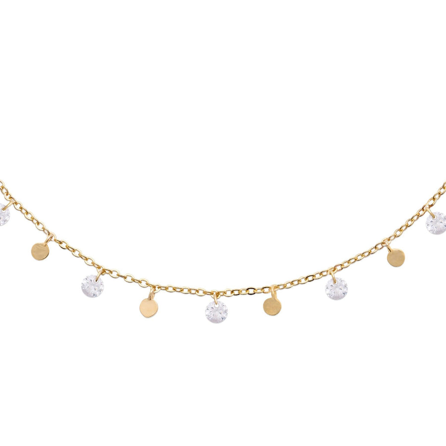 Collier Elinor en plaqué or