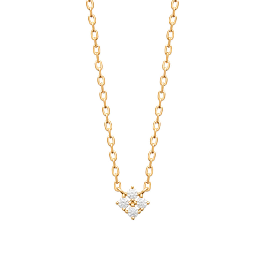 Collier Hawa en plaqué or