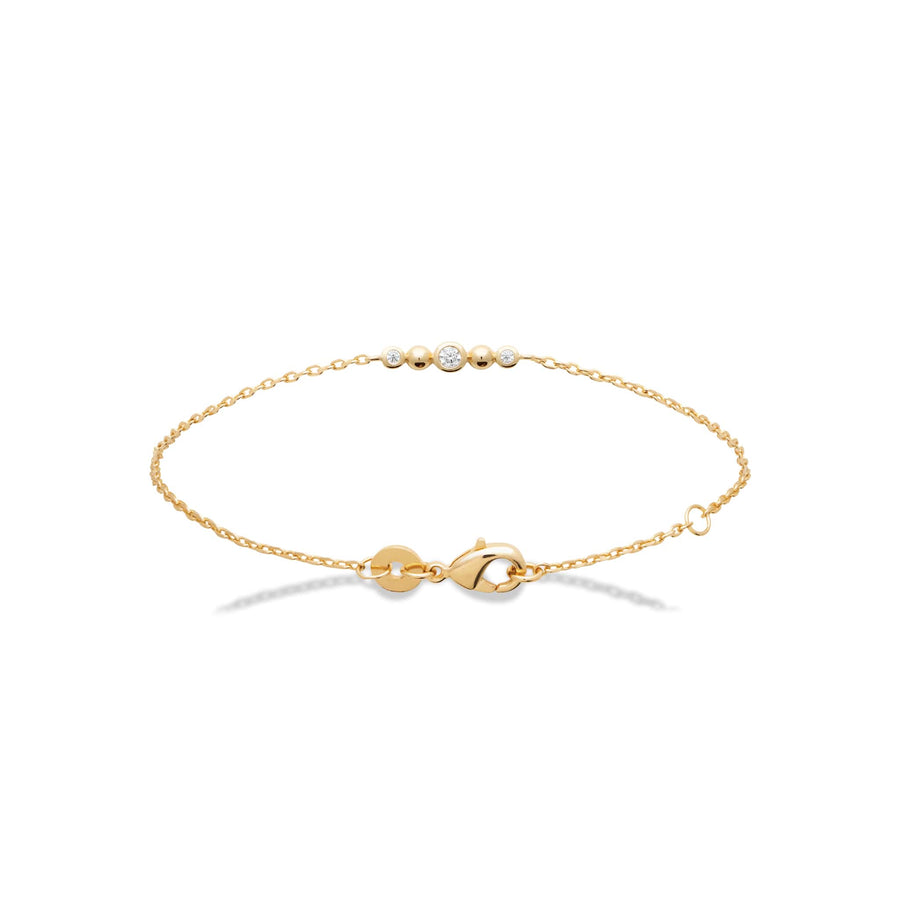 Bracelet Khadija en plaqué or