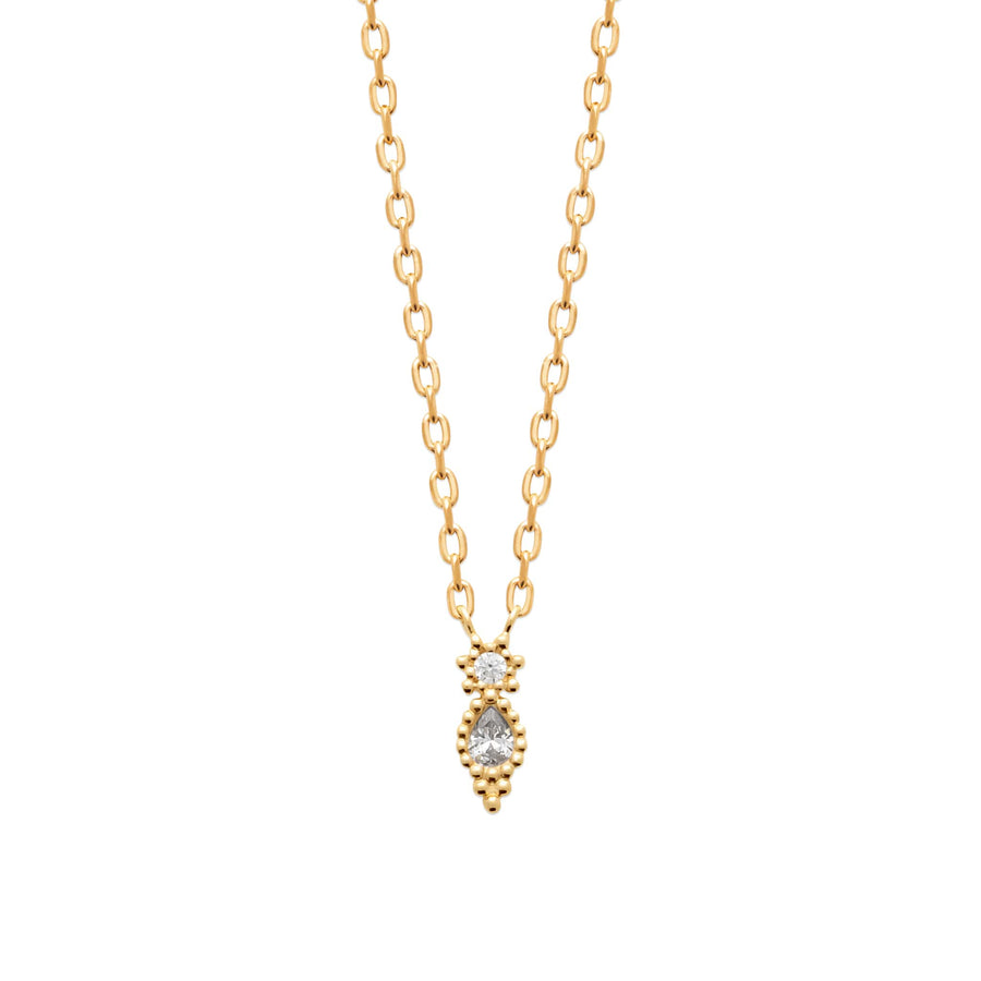 Collier Karolane en plaqué or