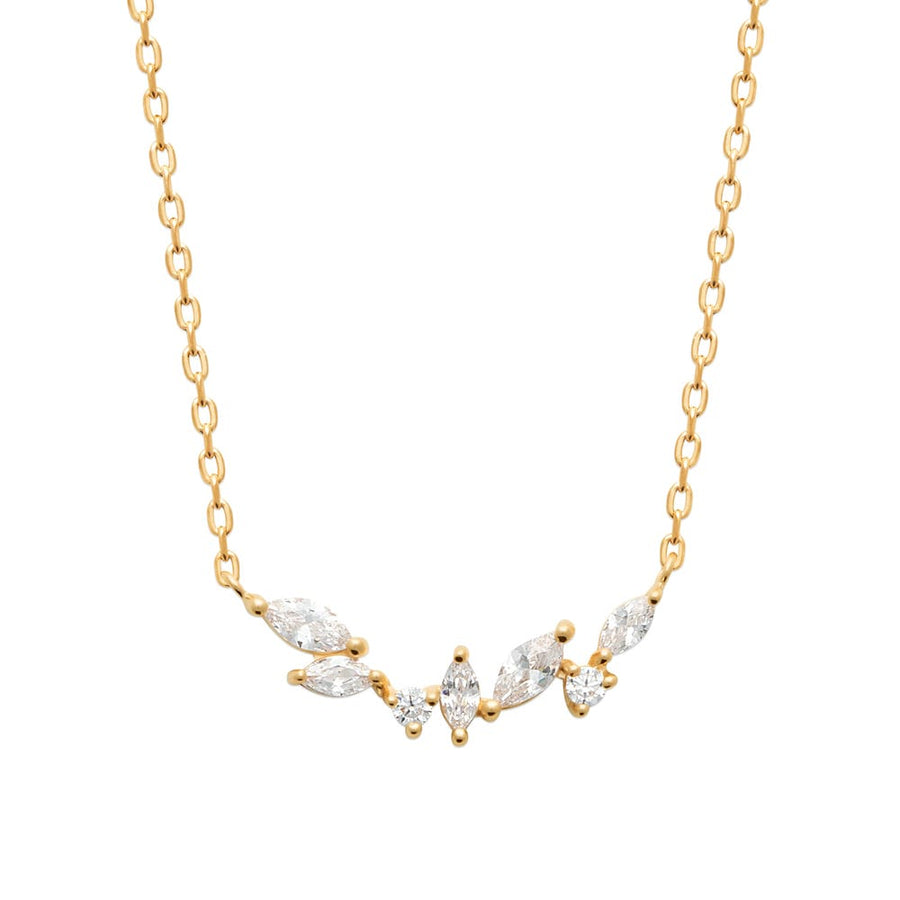 Collier Jutta en plaqué or