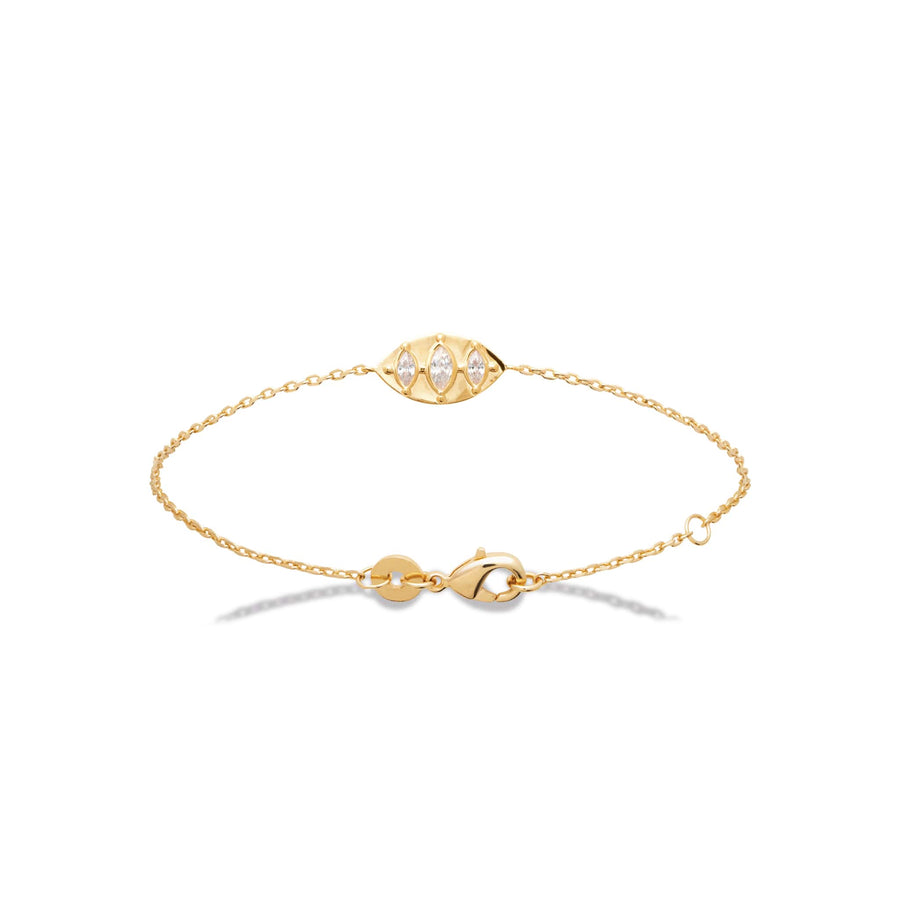Bracelet Janelle en plaqué or