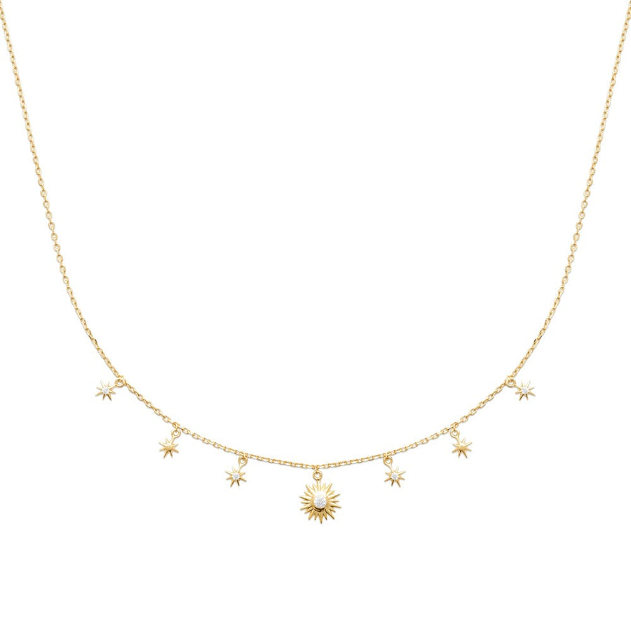 Collier Vallentina en plaqué or