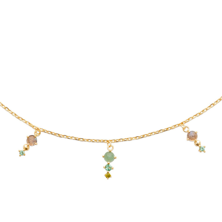 Collier Agnies en plaqué or