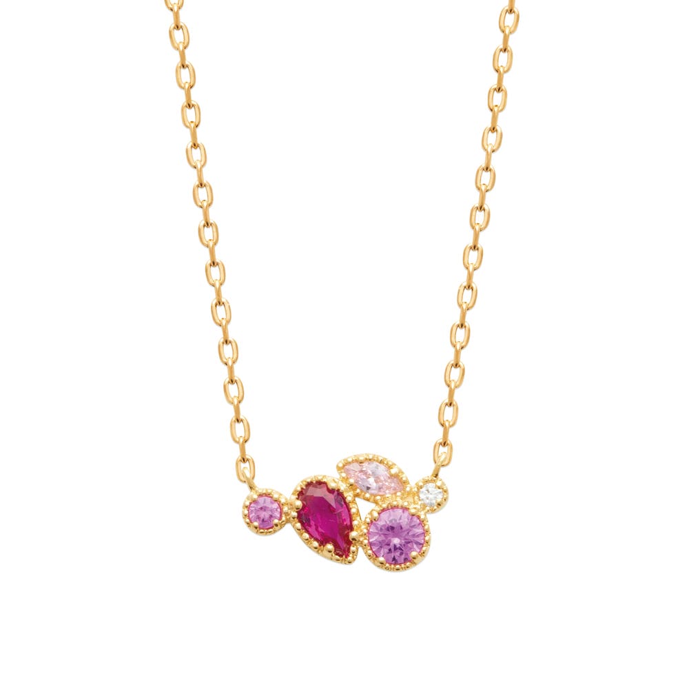 Collier Susannah en plaqué or
