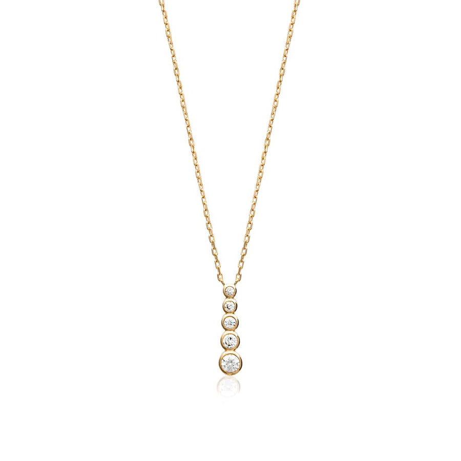 Collier Lucianna en plaqué or